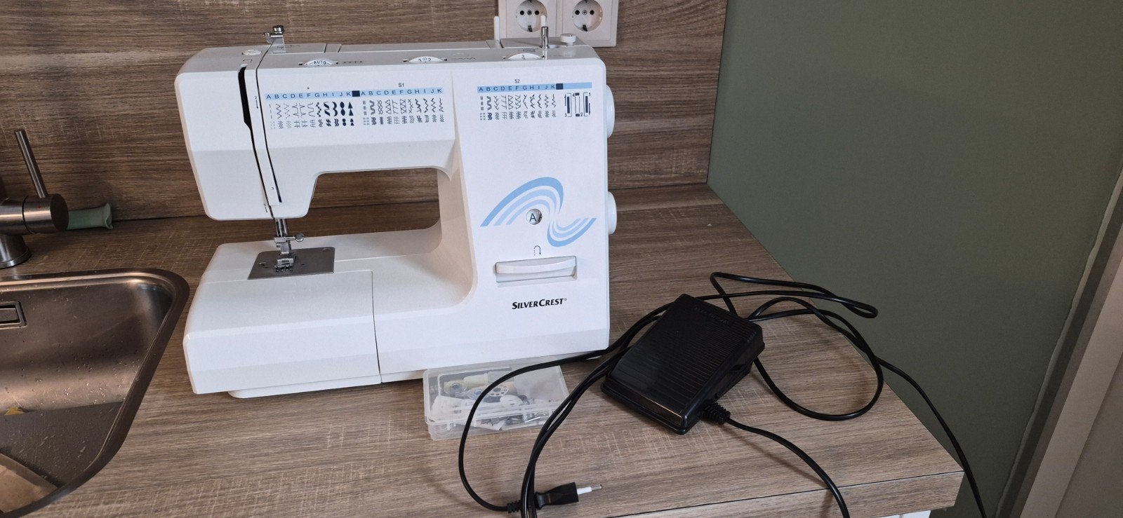 Silvercrest Naaimachine - Zo goed als nieuw, met garantie, Ophalen, Zo goed als nieuw, Naaimachine, Overige merken