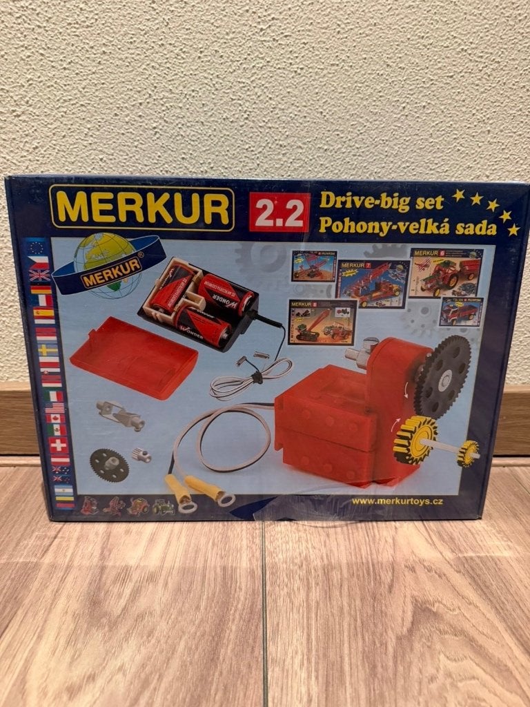 Merkur 2.2 Drive-big set - Bouwset met motor, Ophalen of Verzenden, Nieuw