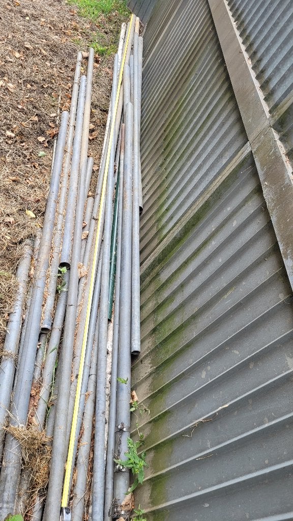 Gegalvaniseerde buizen diverse lengtes en afmetingen, Ophalen, Overige materialen, Gebruikt, Rechte buis