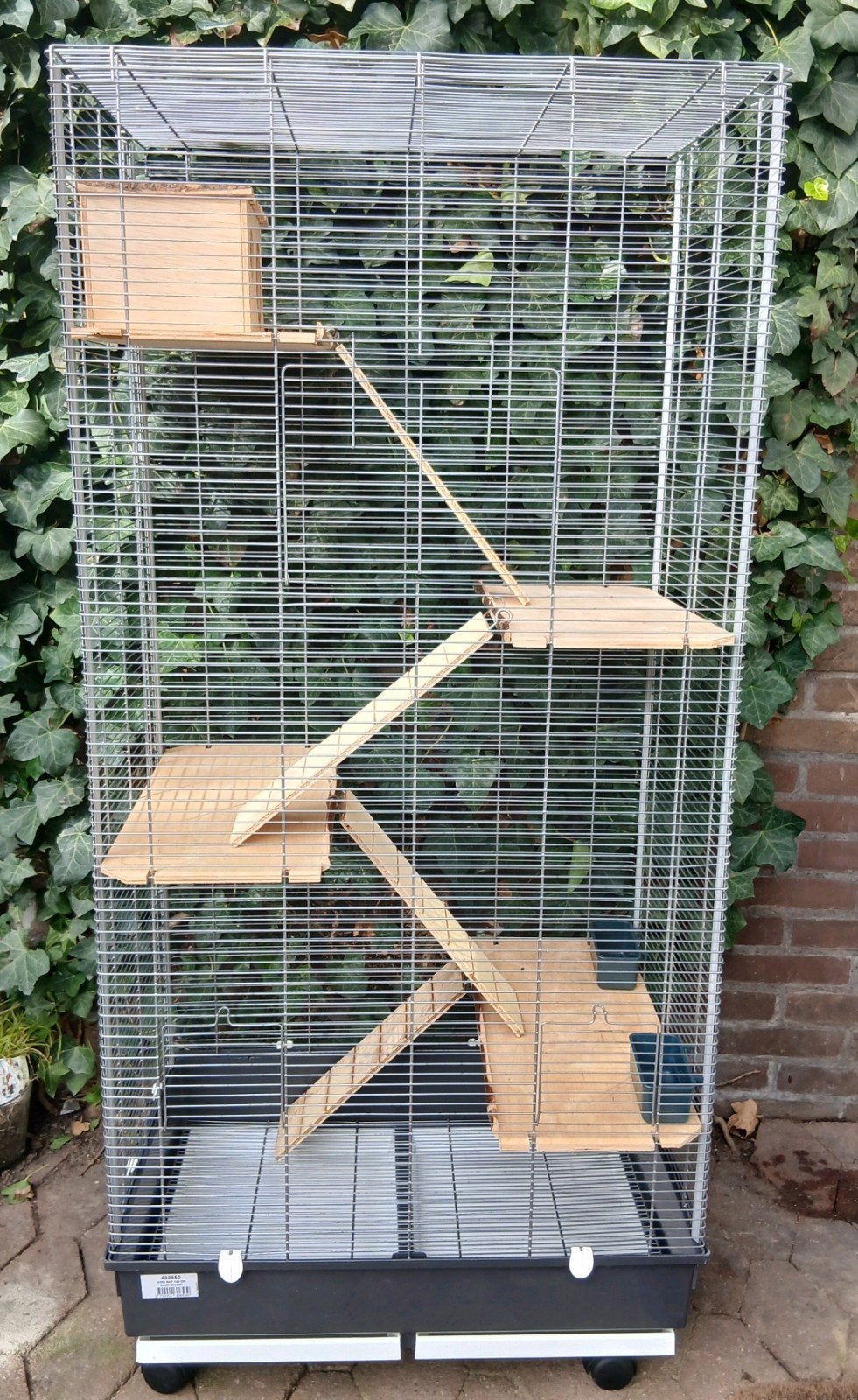 rattenkooi  'mary' 140 cm hoog (Ranzijn), Ophalen, Zo goed als nieuw, Metaal, Overige typen
