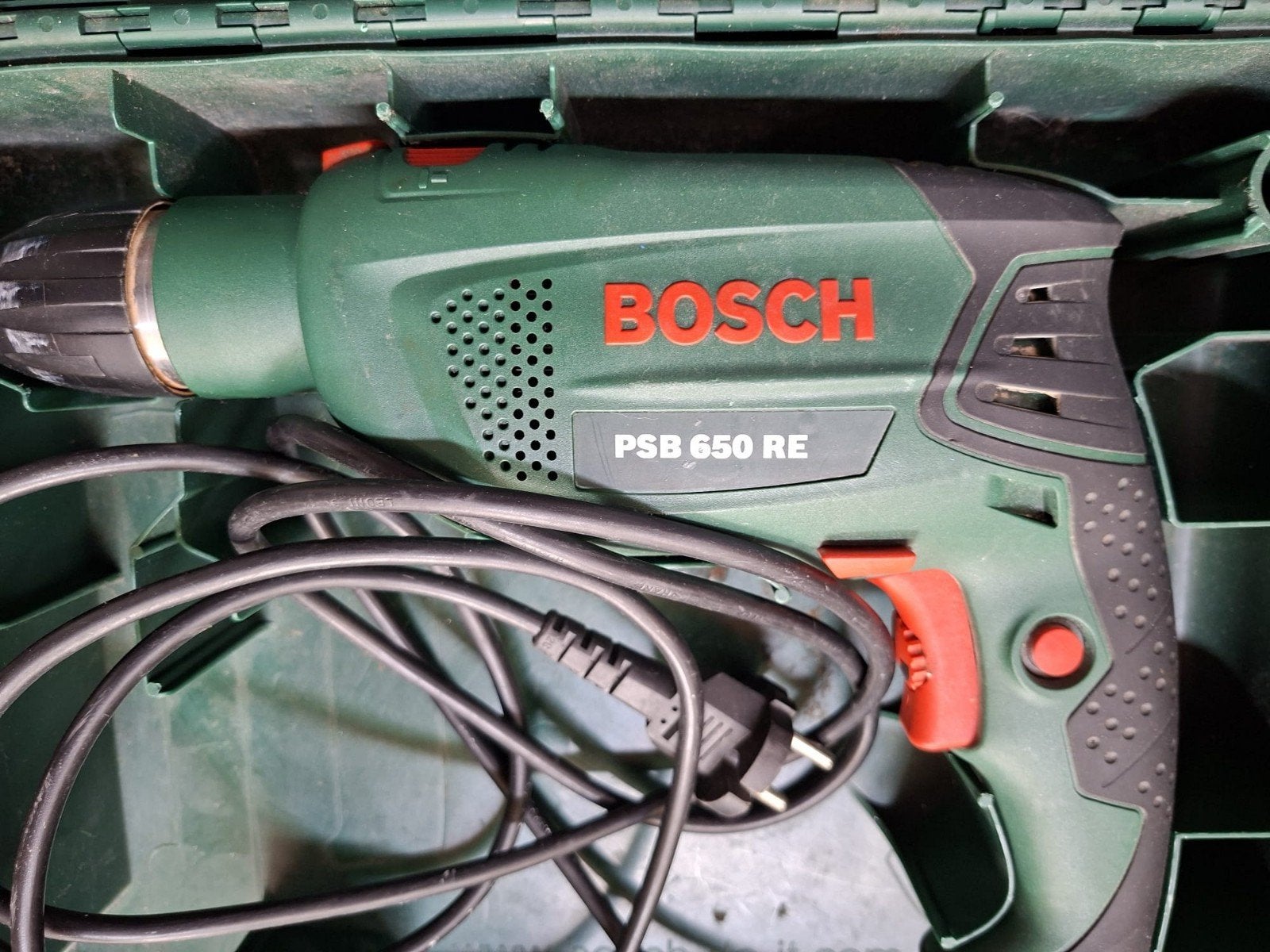 Bosch PSB 650 RE Klopboormachine, Boormachine, 600 watt of meer, Ophalen of Verzenden, Zo goed als nieuw