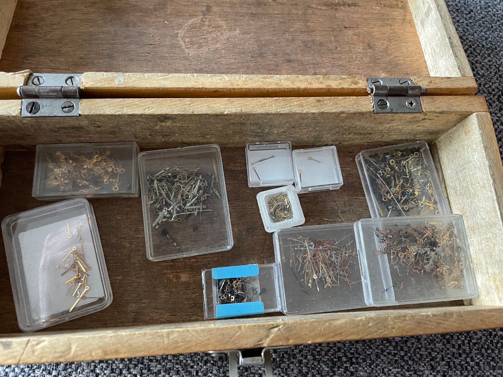 Grote collectie wijzers voor (zak)horloges en klokken, Ophalen of Verzenden