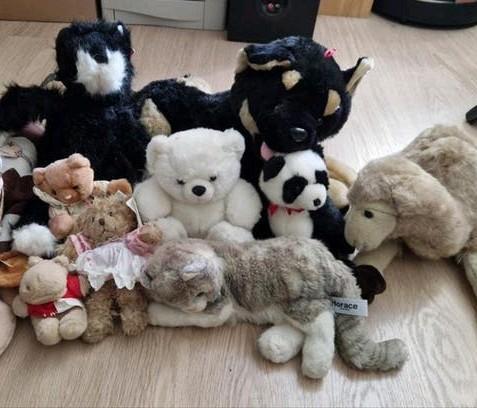 9 knuffels pluche Russ Berry, Ophalen, Nieuw, Hond