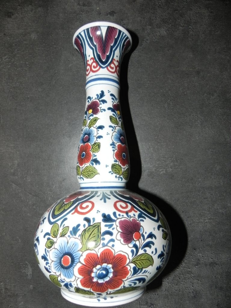 TE KOOP; ANTIEK VAASJE DELFTSBLAUW MET  CERTIFICAAT, Ophalen