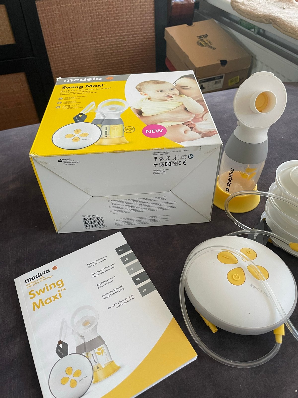 Medela Swing Maxi dubbele elektrische borstkolf, Kinderen en Baby's, Ophalen of Verzenden, Gebruikt