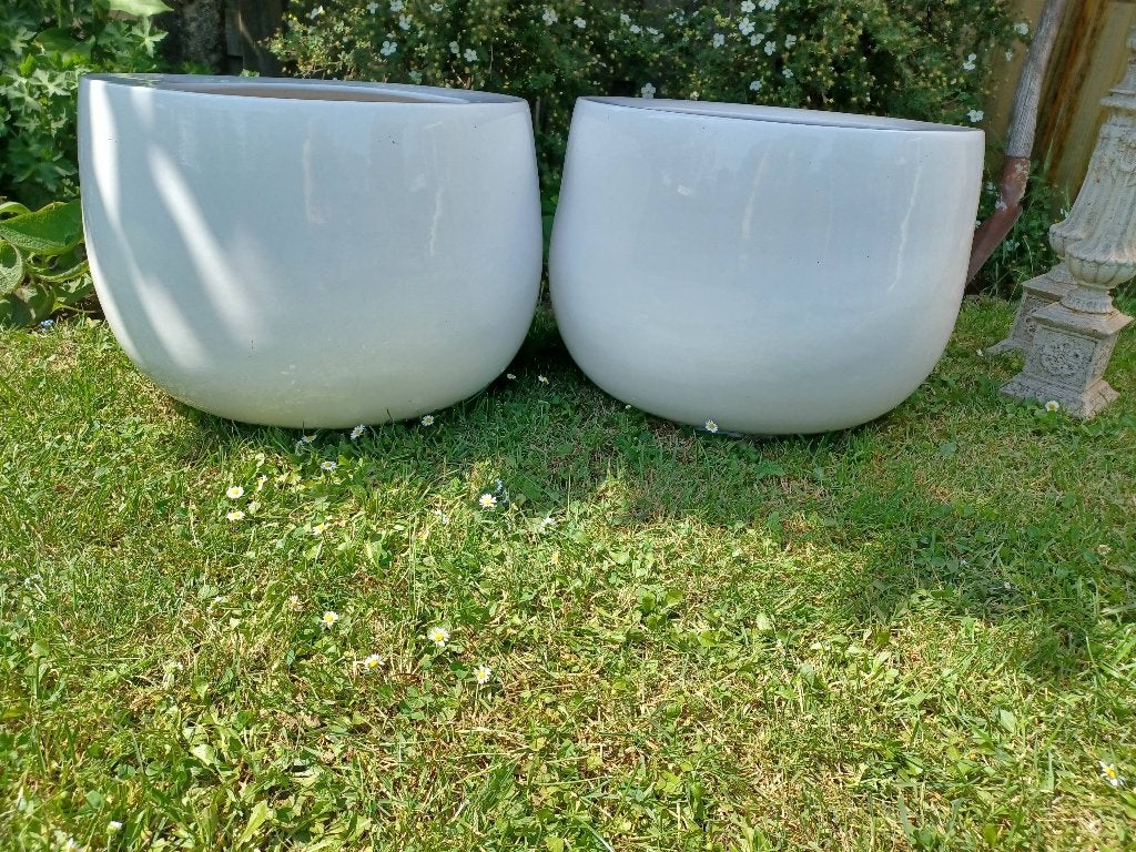 Bloempotten, Tuin en Terras, Zo goed als nieuw, Minder dan 40 cm, Aardewerk, Ophalen
