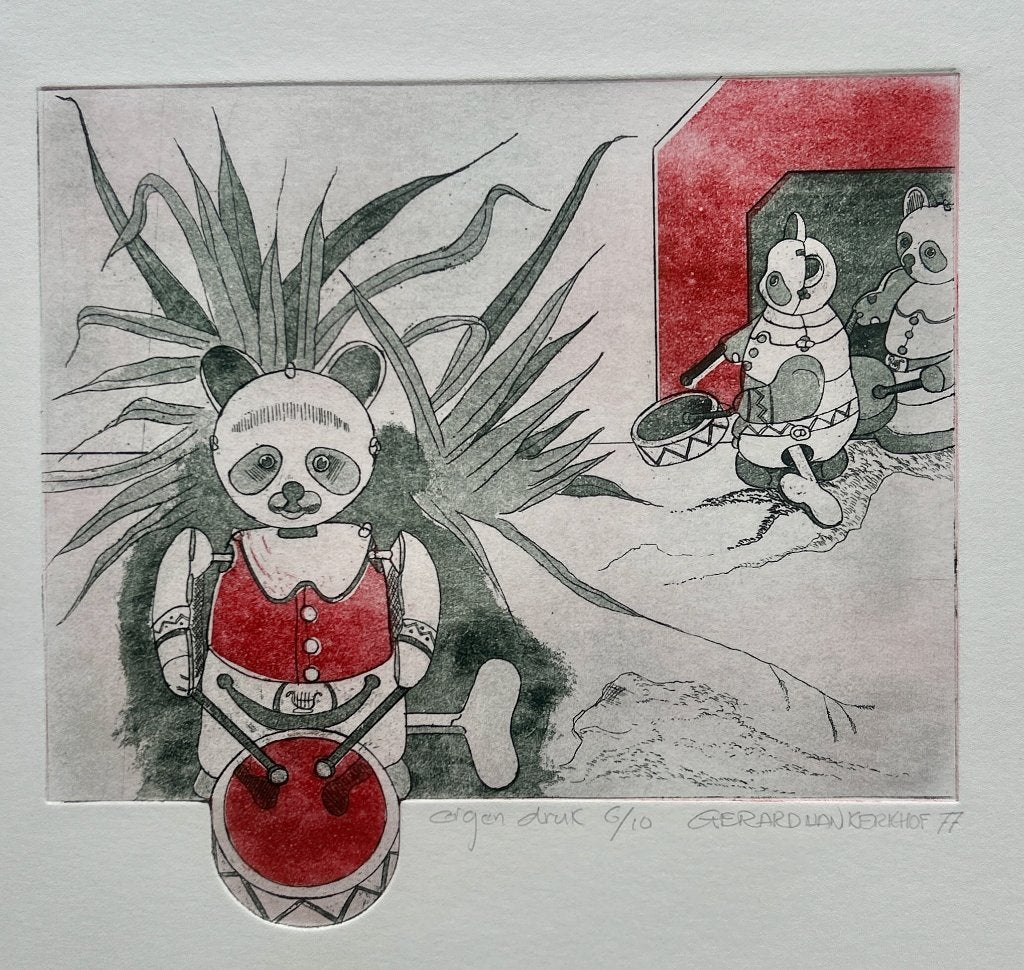 Ets Gerard van Kerkhof  Zomeropruiming, Antiek en Kunst, Kunst | Litho's en Zeefdrukken, Verzenden