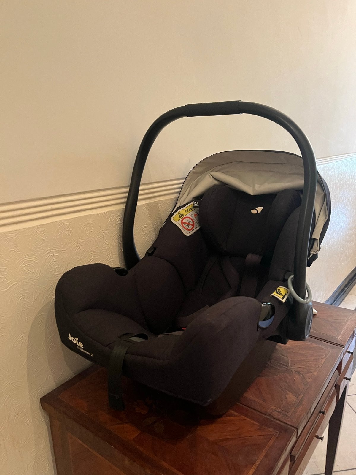Joie i-Gemm 2 autostoel met Isofix base, Gebruikt, Slaapstand, Isofix, 0 t/m 13 kg