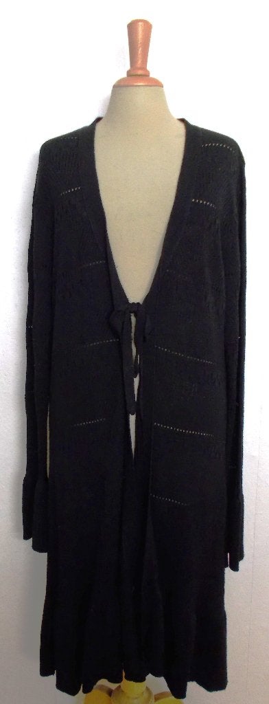 Leuk lang zwart vest van Yoek! L/XL, Ophalen of Verzenden, Zo goed als nieuw, Maat 42/44 (L), Zwart