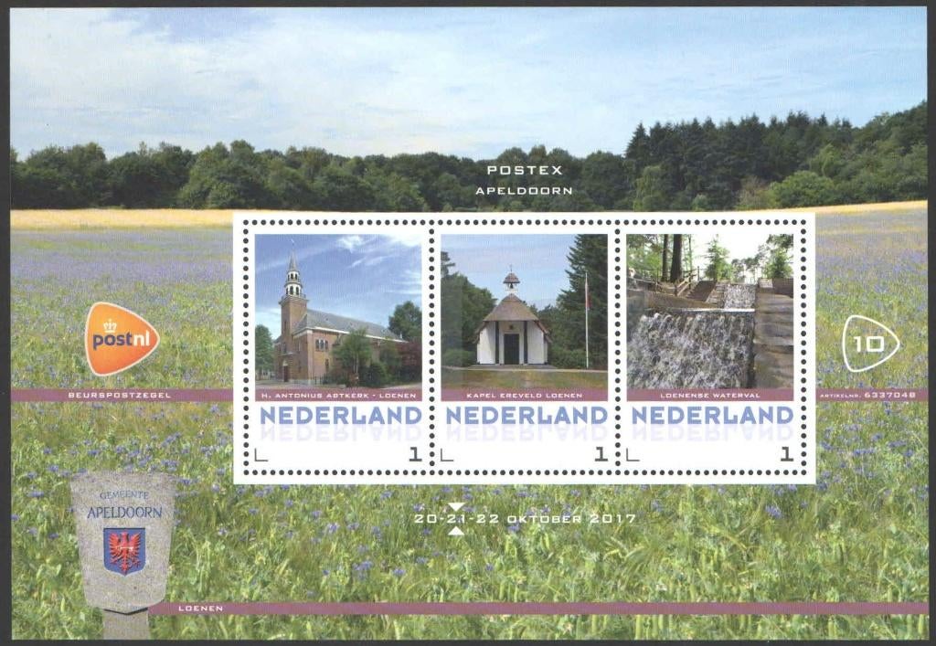 Postzegels Postex Apeldoorn 2017 (10), Ophalen of Verzenden, Na 1940, Postfris