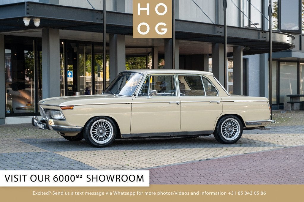 BMW 2000 Automatic (bj 1971, automaat), Auto's, Automaat, Beige, 4 stoelen, Beige