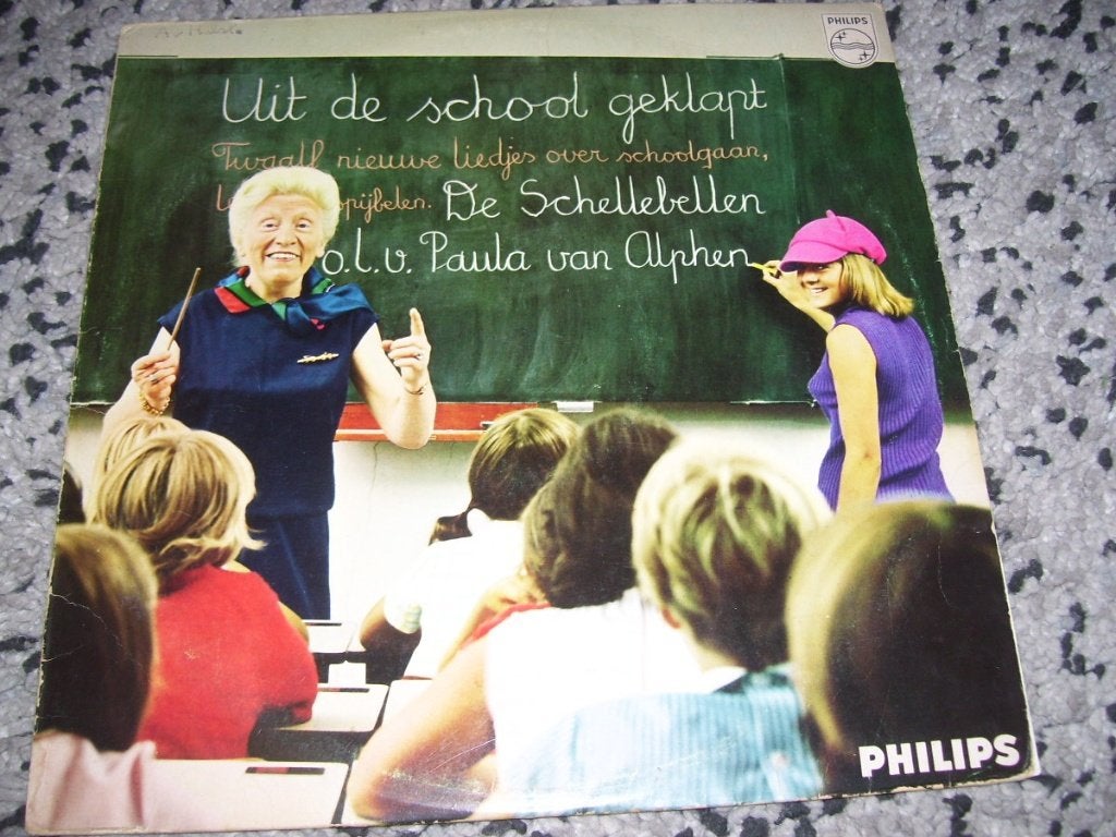 UIT DE SCHOOL GEKLAPT, Cd's en Dvd's, Ophalen of Verzenden, Zo goed als nieuw, Levenslied of Smartlap, 12 inch