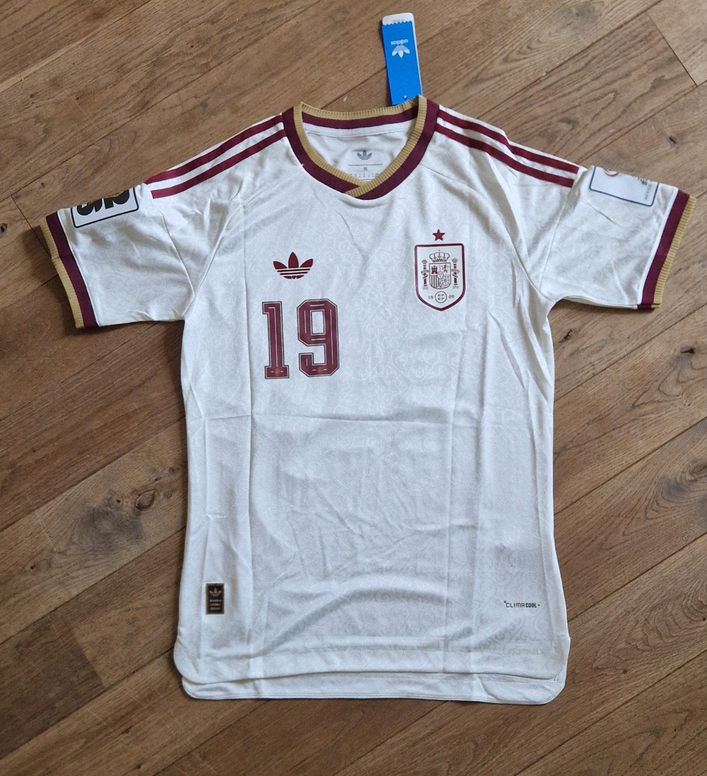Spanje Thuisshirt Lamine Yamal #19 WK 2026, Maat 48/50 (M), Wit, Nieuw, Ophalen of Verzenden
