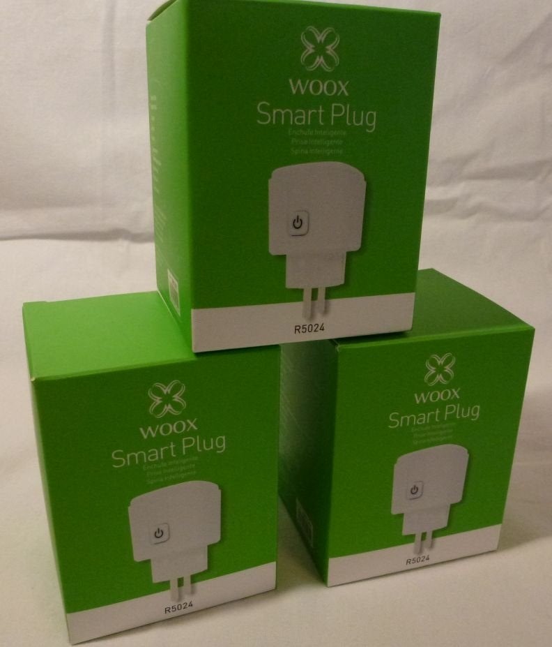WOOX Smart Wi-Fi plug R5024 €7.50 per stuk!, Doe-het-zelf en Verbouw, Elektra en Kabels, Ophalen of Verzenden, Nieuw, Stekker