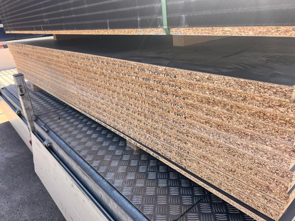 Spaanplaat meubelpanelen grijs 2800x2070x30mm, Doe-het-zelf en Verbouw, Platen en Panelen, Ophalen, Nieuw
