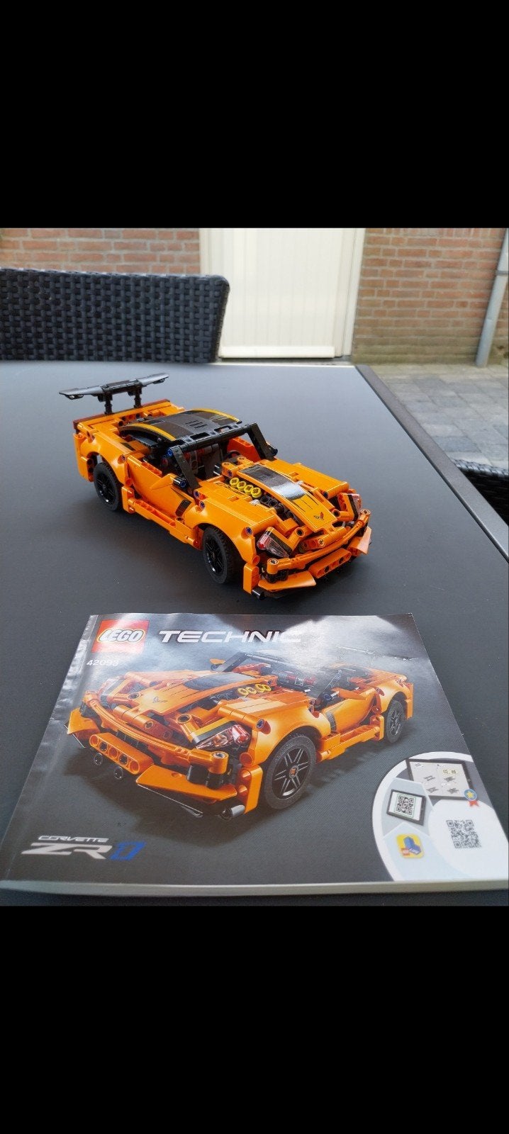 LEGO Technic Corvette ZR1 (42093) met boekje, Ophalen of Verzenden, Zo goed als nieuw, Complete set, Lego