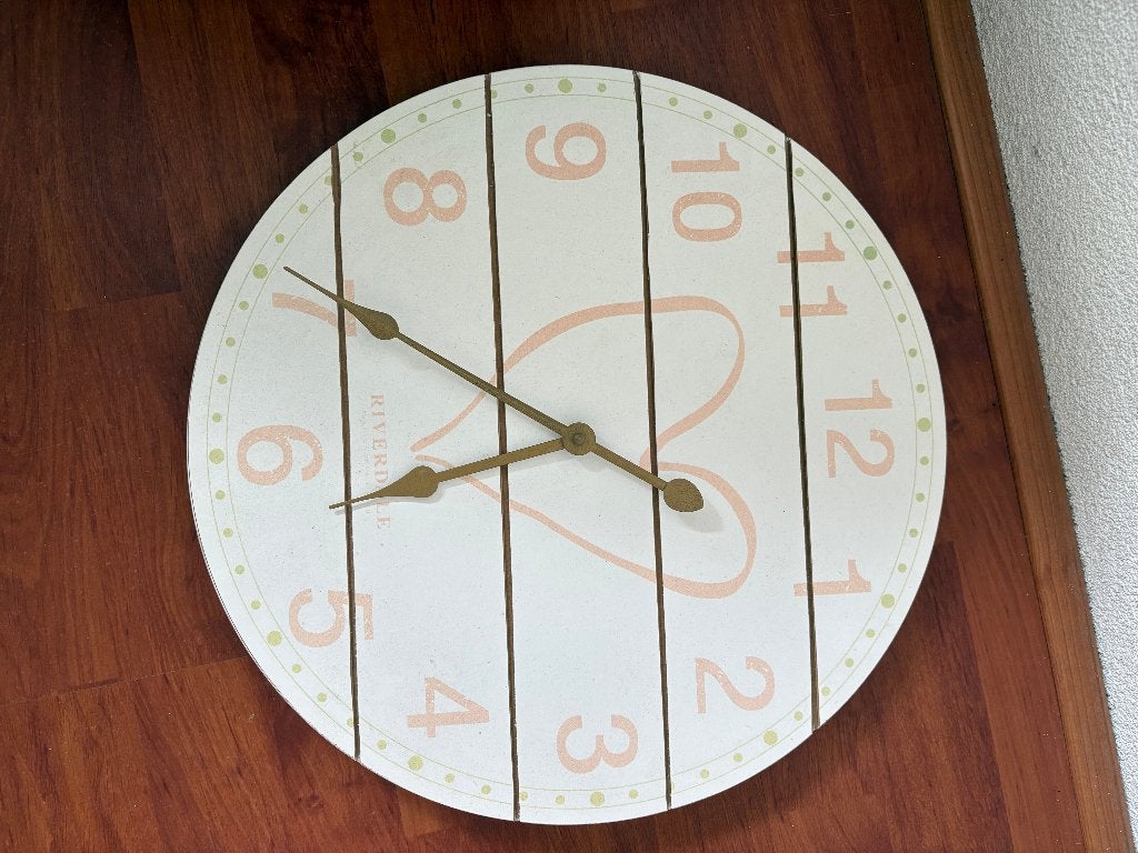 inrichting klok, Roze, Ophalen, Gebruikt, Klok