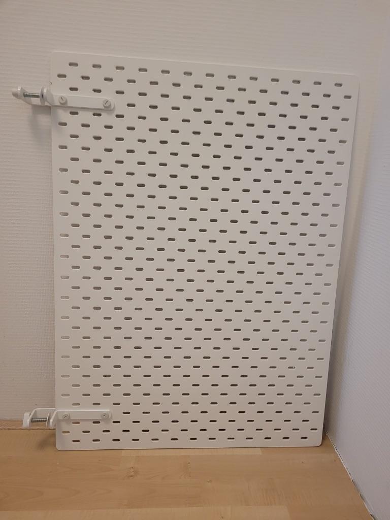 ophangbord IKEA SKÅDIS Wit, Huis en Inrichting, Woonaccessoires | Memoborden, Ophalen, Gebruikt, Overige typen