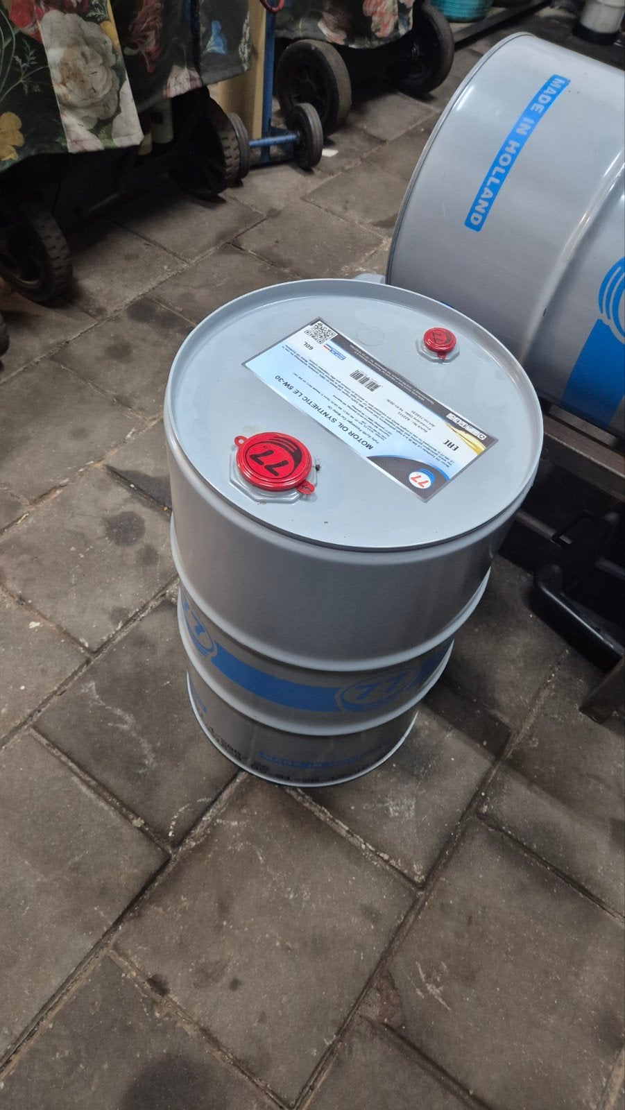 Leeg 60 liter olievat van 77, Ophalen, Nieuw, Universele onderdelen