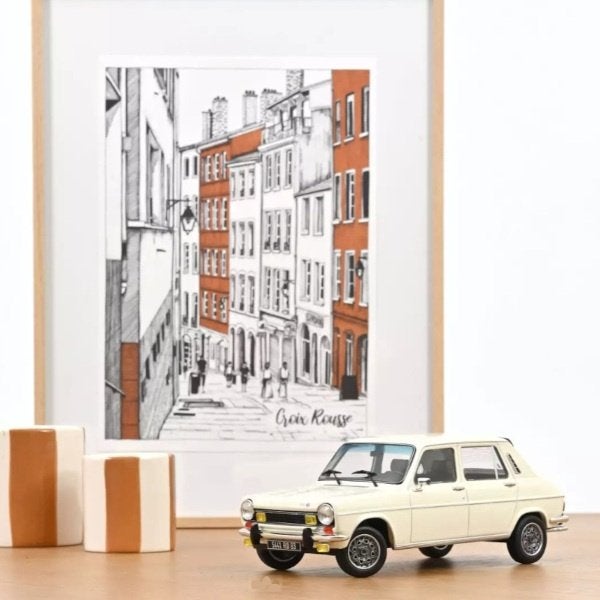 Simca 1100 Ti 1975 Tacoma Wit Modelauto 1/18 Norev, Auto, Norev, Ophalen of Verzenden, Norev