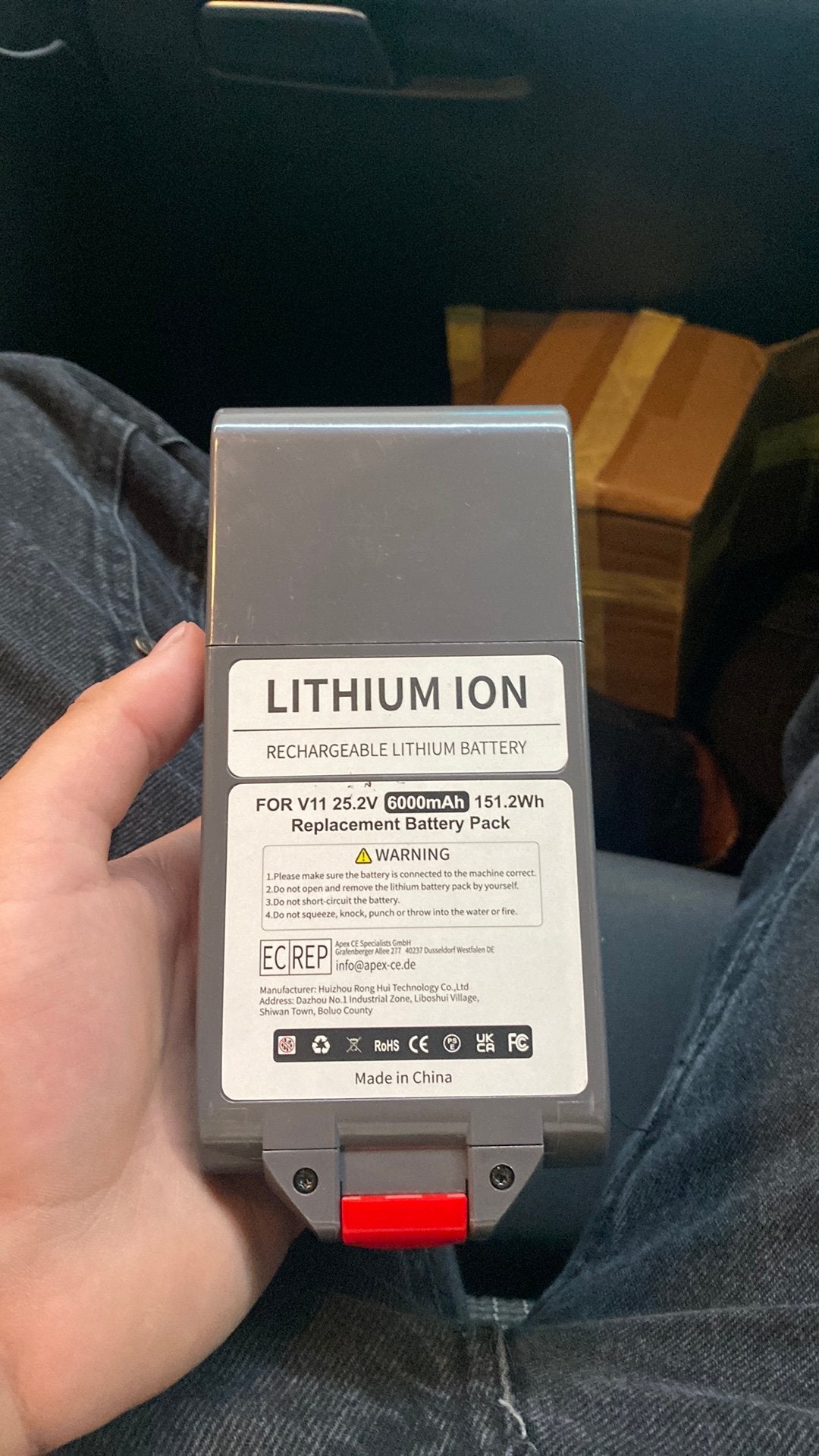 oplaadbare lithium-ionbatterij, Audio, Tv en Foto, Accu's en Batterijen, Ophalen, Nieuw