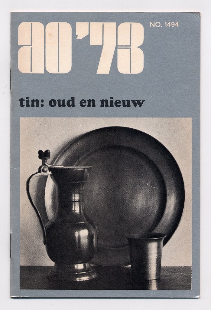 TIN Oud en Nieuw - Tin gieten vormen kleur kelk - boek, Ophalen of Verzenden
