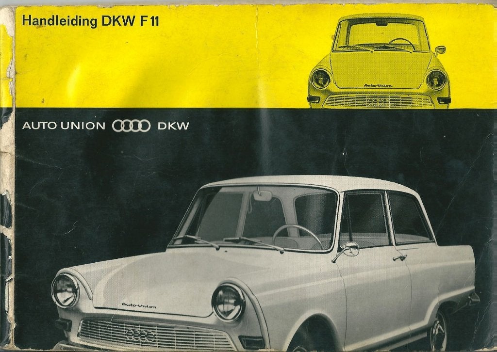 Handleiding DKW F11 3-1964, Ophalen of Verzenden