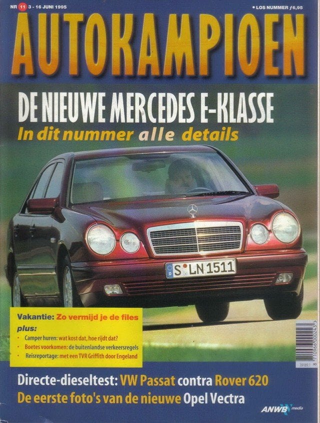 Autokampioen 11 1995 : VW Karmann Ghia - TVR Griffith - Opel, Ophalen of Verzenden, Gelezen, Algemeen