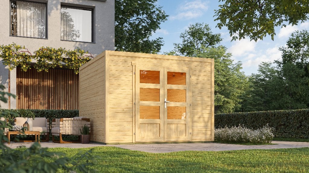 Tuinhuis Quby 300x300, Verzenden, Nieuw