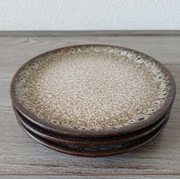 3 Scheurich 650 West Germany Lava borden, 17 cm, puntgaaf, Antiek en Kunst, Ophalen