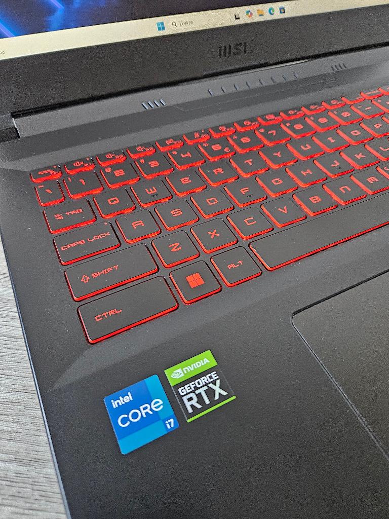 MSI | Gaming | i7-11800H | RTX3050! | SSD | 16GB, Met videokaart, 15 inch, Ophalen of Verzenden, Zo goed als nieuw