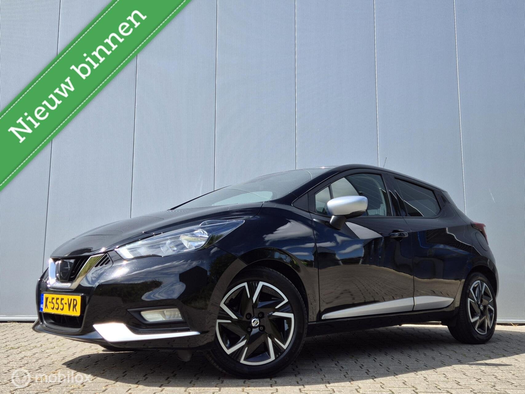 NISSAN MICRA 1.0 IG-T N-DISIGN/CARPLAY/LED/PDC/CRUISE/DAB/BL, Voorwielaandrijving, Euro 6, Zwart, Origineel Nederlands