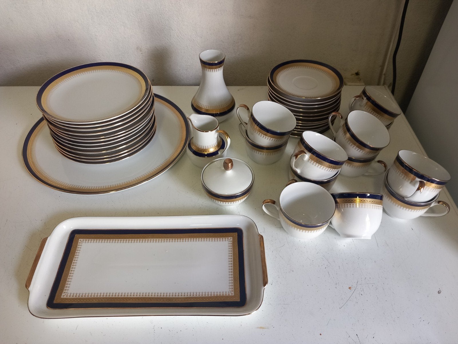 Winterling servies, Ophalen