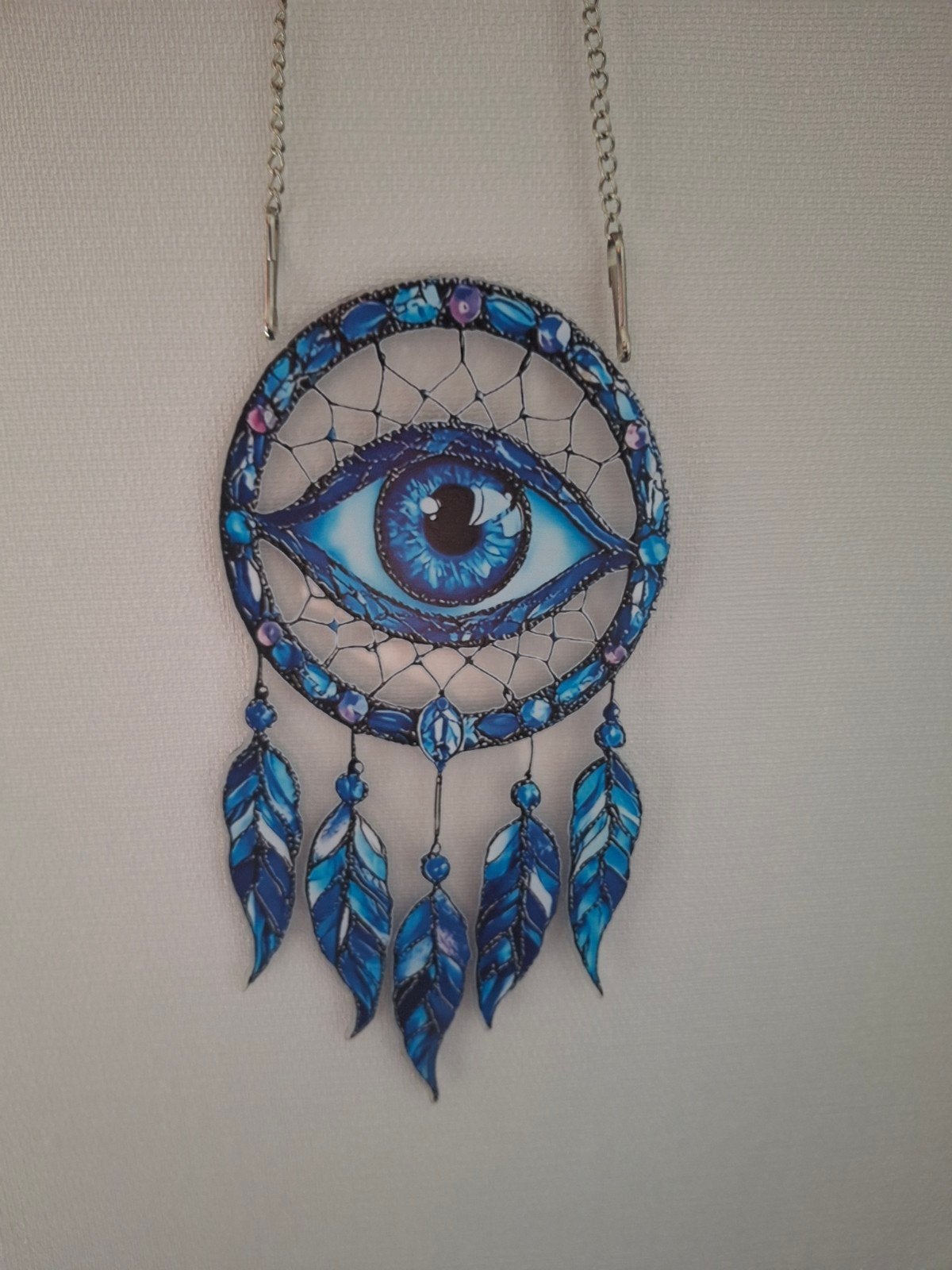 Dromenvanger met boze oog blauw design acryl, Blauw, Overige stijlen, Kunststof, Ophalen of Verzenden