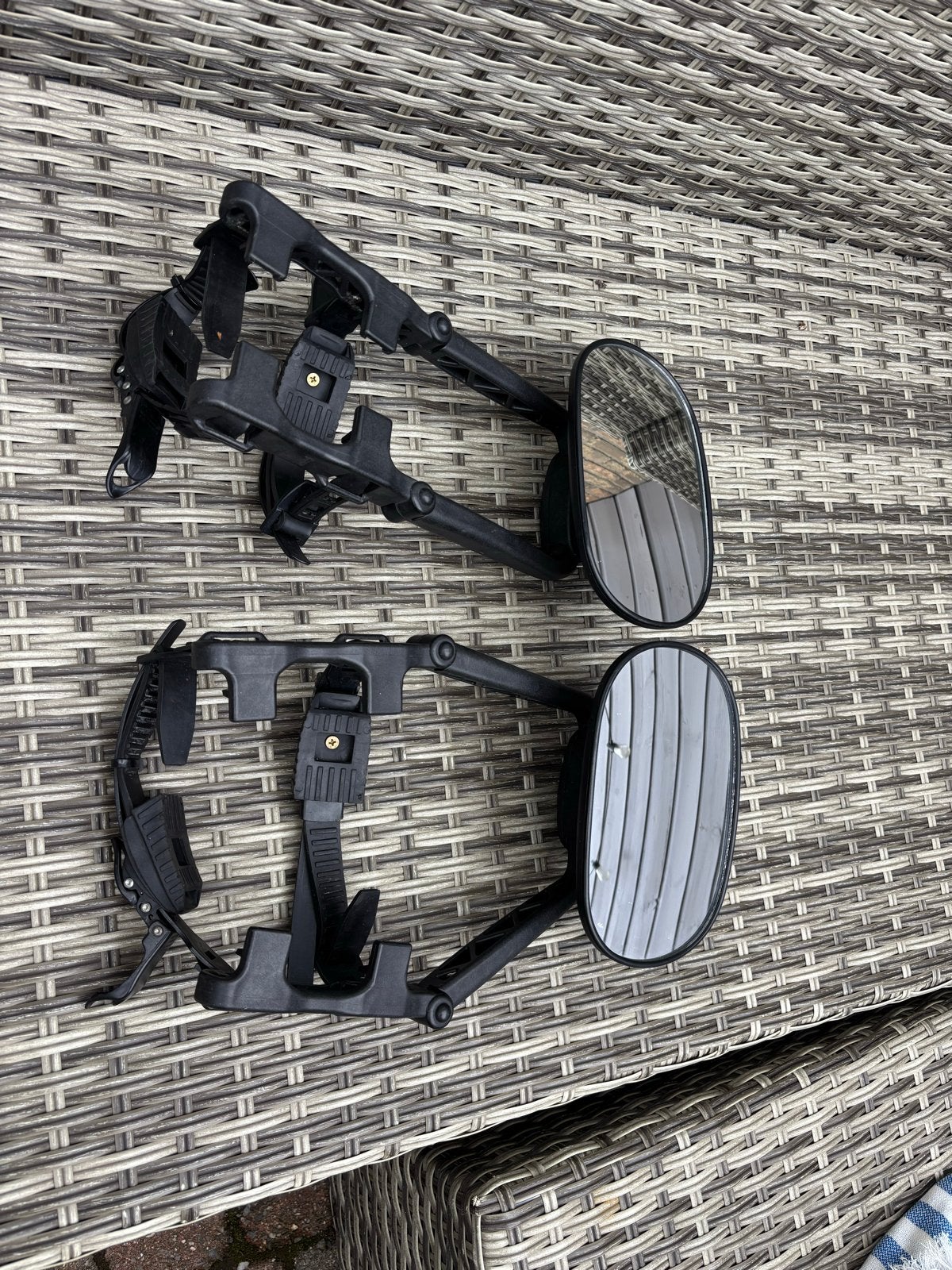 Reich Handy Mirror XL caravanspiegels (set van 2), Ophalen of Verzenden, Gebruikt
