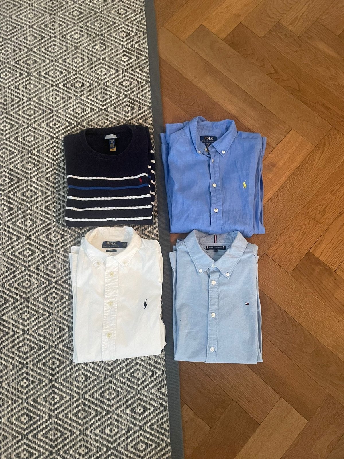 Pakket Jongenskleding: Polo Ralph Lauren & Tommy Hilfiger, Ophalen of Verzenden, Gebruikt, Jongen, Setje