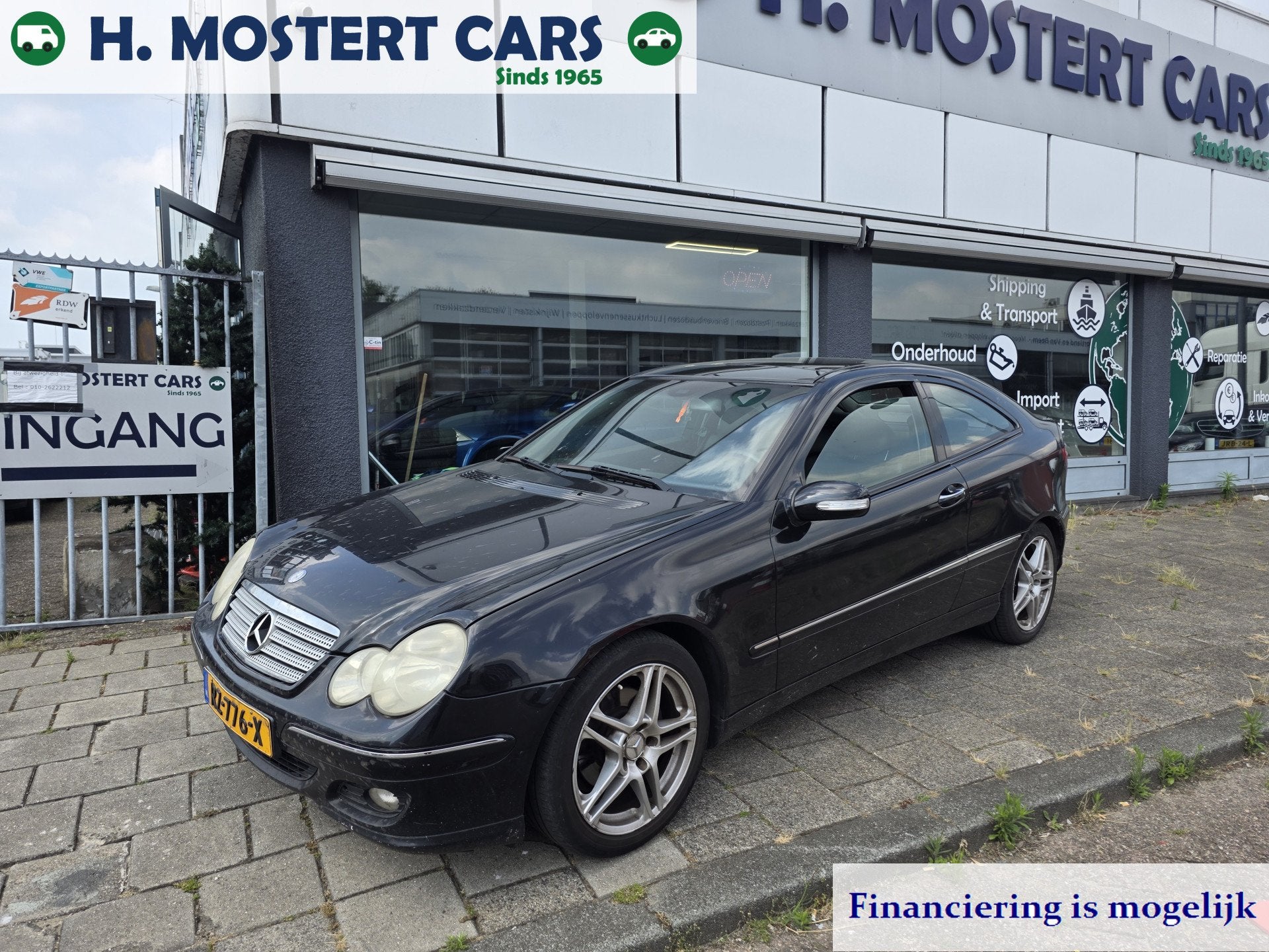 Mercedes-Benz C-Klasse Sportcoupe 220 CDI Handgeschakeld* BJ, Gebruikt, 4 cilinders, 4 stoelen, Leder