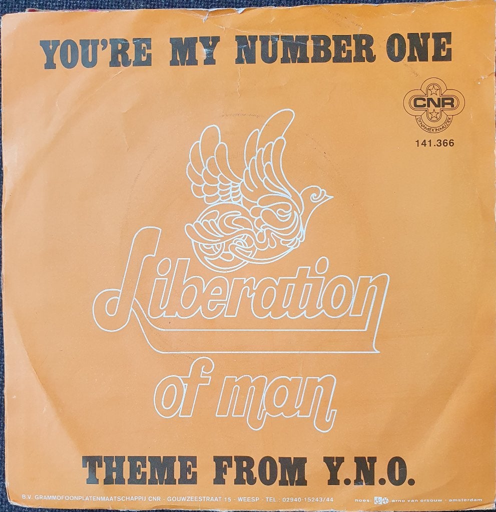 Liberation Of Man - You're My Number One, Cd's en Dvd's, Gebruikt, Verzenden, 7 inch, Fotohoes