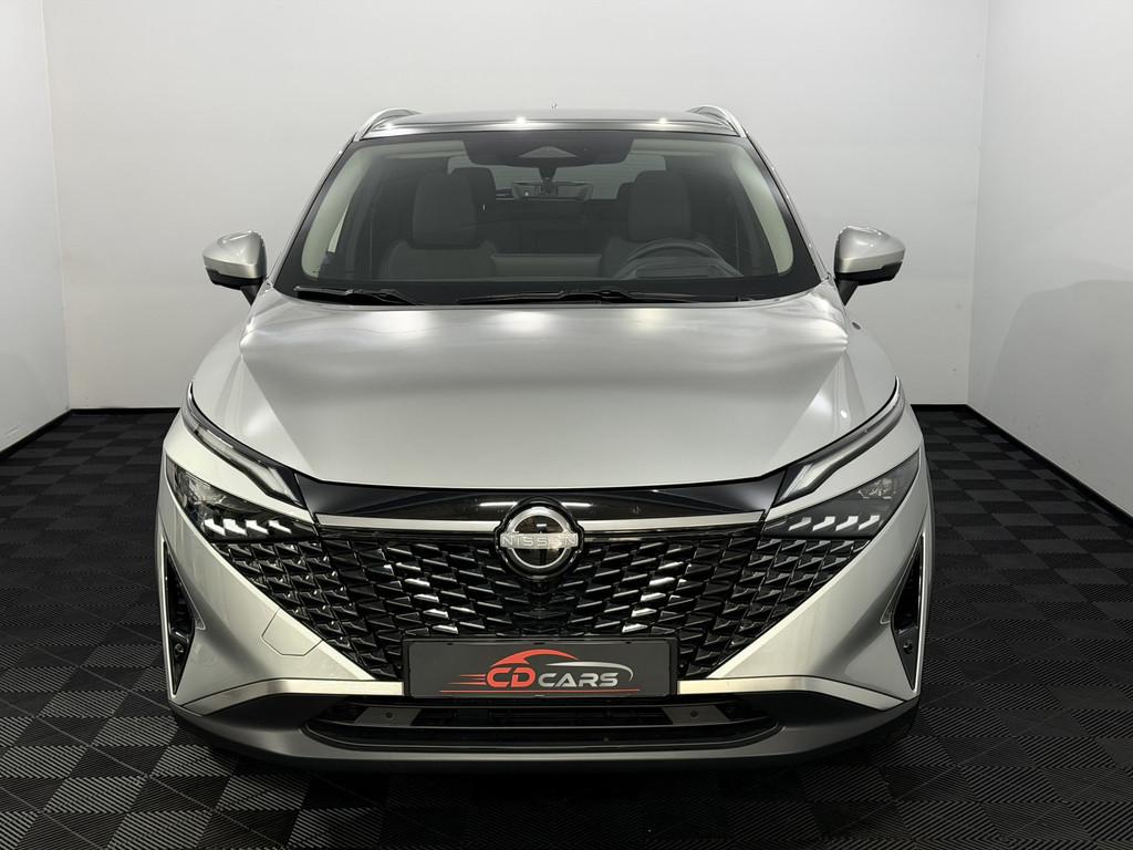 Nissan QASHQAI 1.3 MHEV Xtronic N-Connecta Panoramadak, Half, 4 cilinders, Leder en Stof, Bedrijf, Qashqai