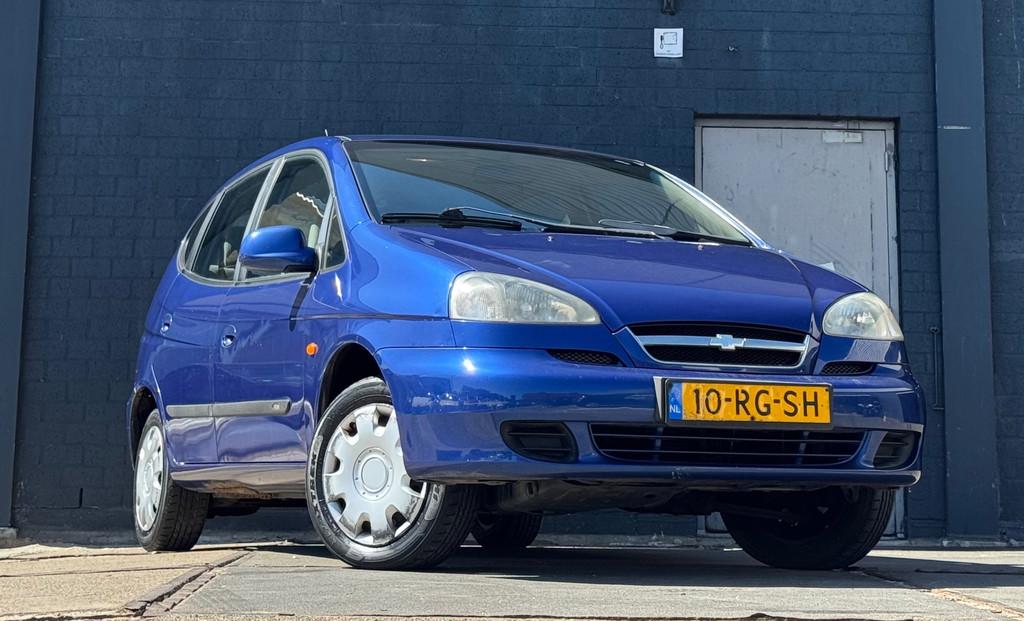 Chevrolet Tacuma 1.6i 16V Spirit met Garantie, Auto's, Chevrolet, Voorwielaandrijving, Stof, Gebruikt, Zwart