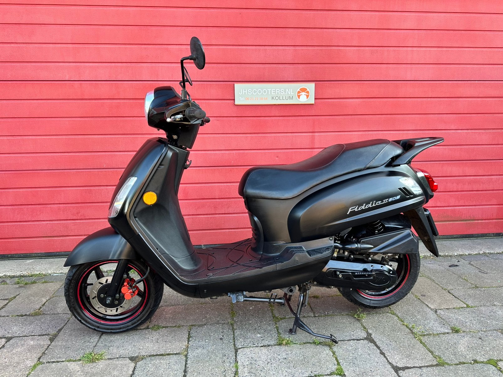 Zeer nette sym fiddle 2 black Edition 4-takt Slechts 7250 km, Ophalen, Overige modellen, Maximaal 45 km/u, Zo goed als nieuw