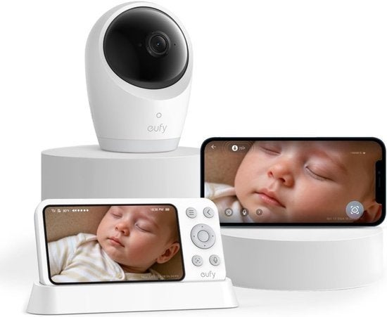 Nieuwe Eufy E21 ouderunit, let op zonder camera., Ophalen of Verzenden, Nieuw, 250 meter of meer, Camera