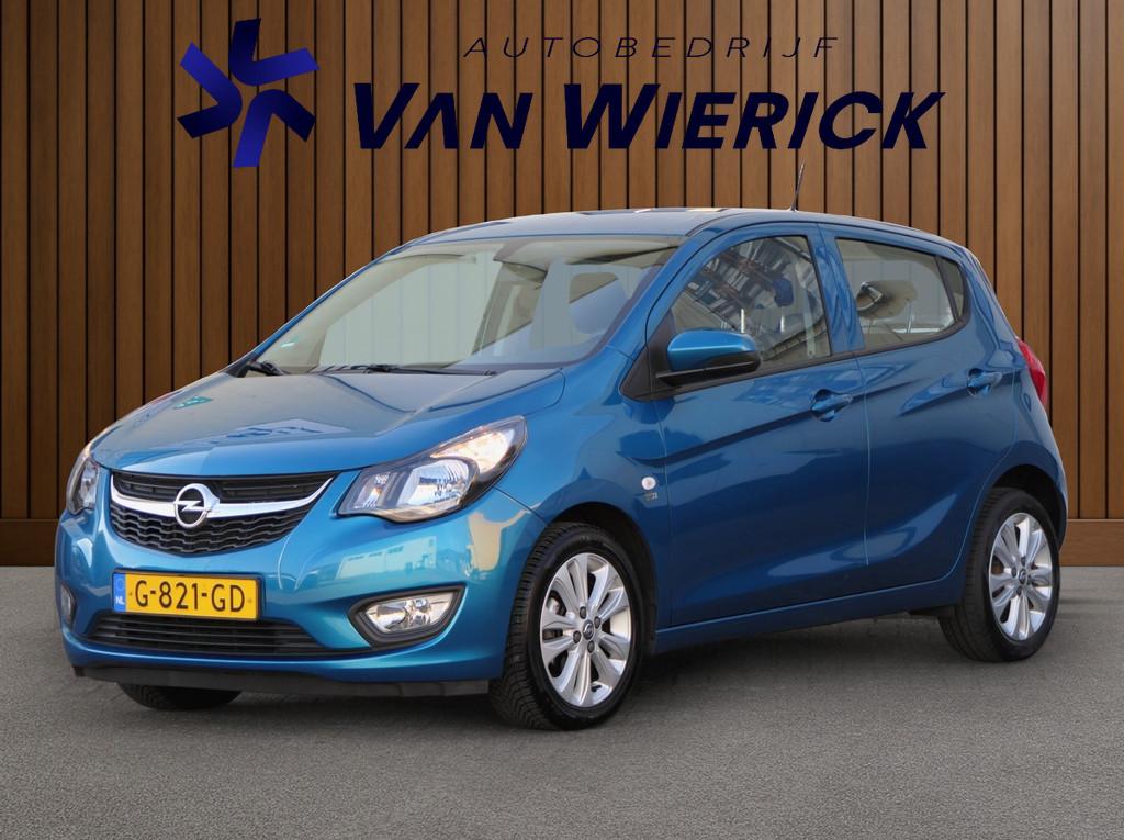 Opel KARL 1.0 ecoFLEX 120 Jaar Edition | Parkeersensoren | G, 839 kg, Stof, Gebruikt, Blauw