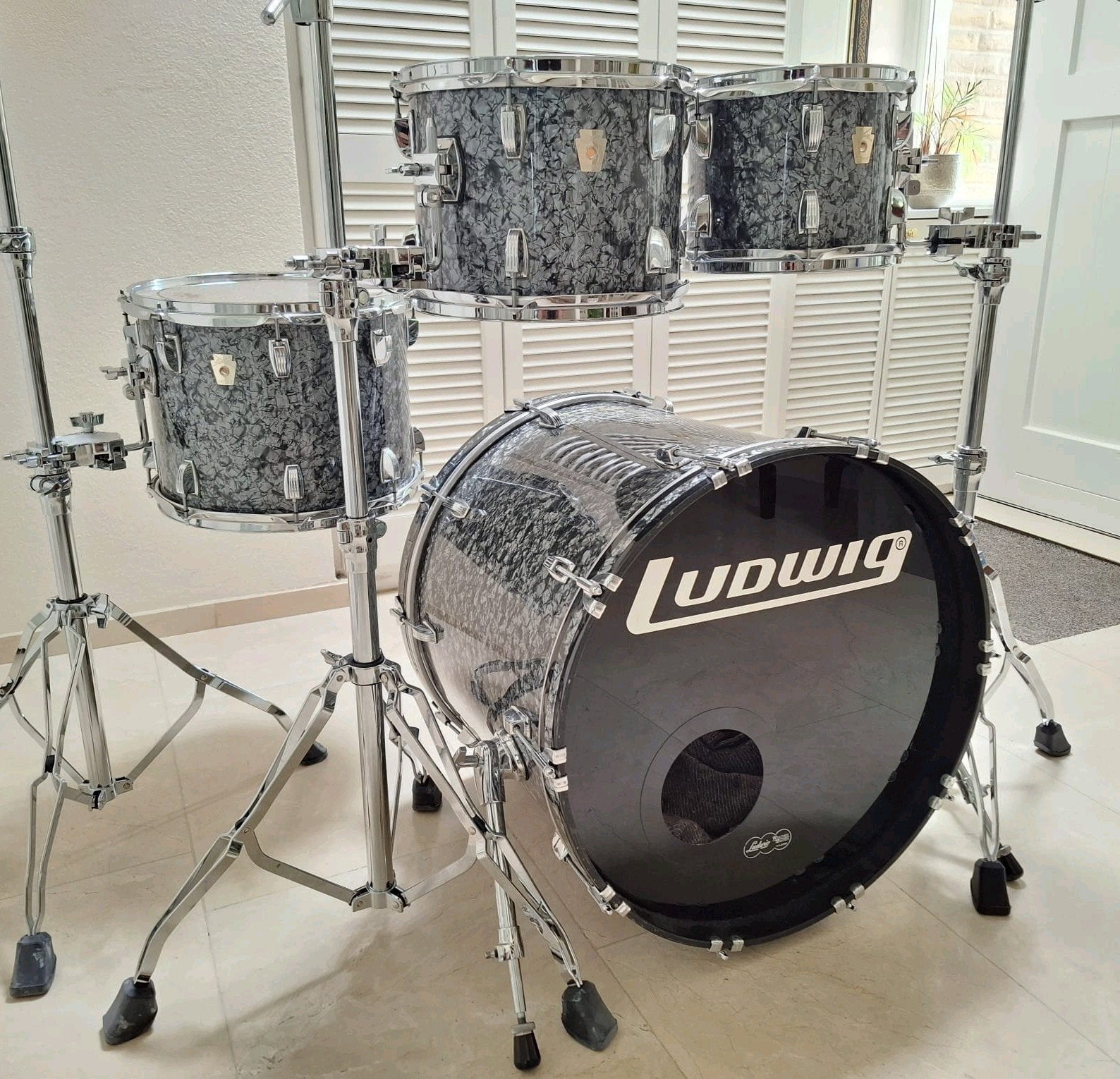 Ludwig classic maple shell set drumstel Shellset, Muziek en Instrumenten, Drumstellen en Slagwerk, Ophalen, ., Zo goed als nieuw