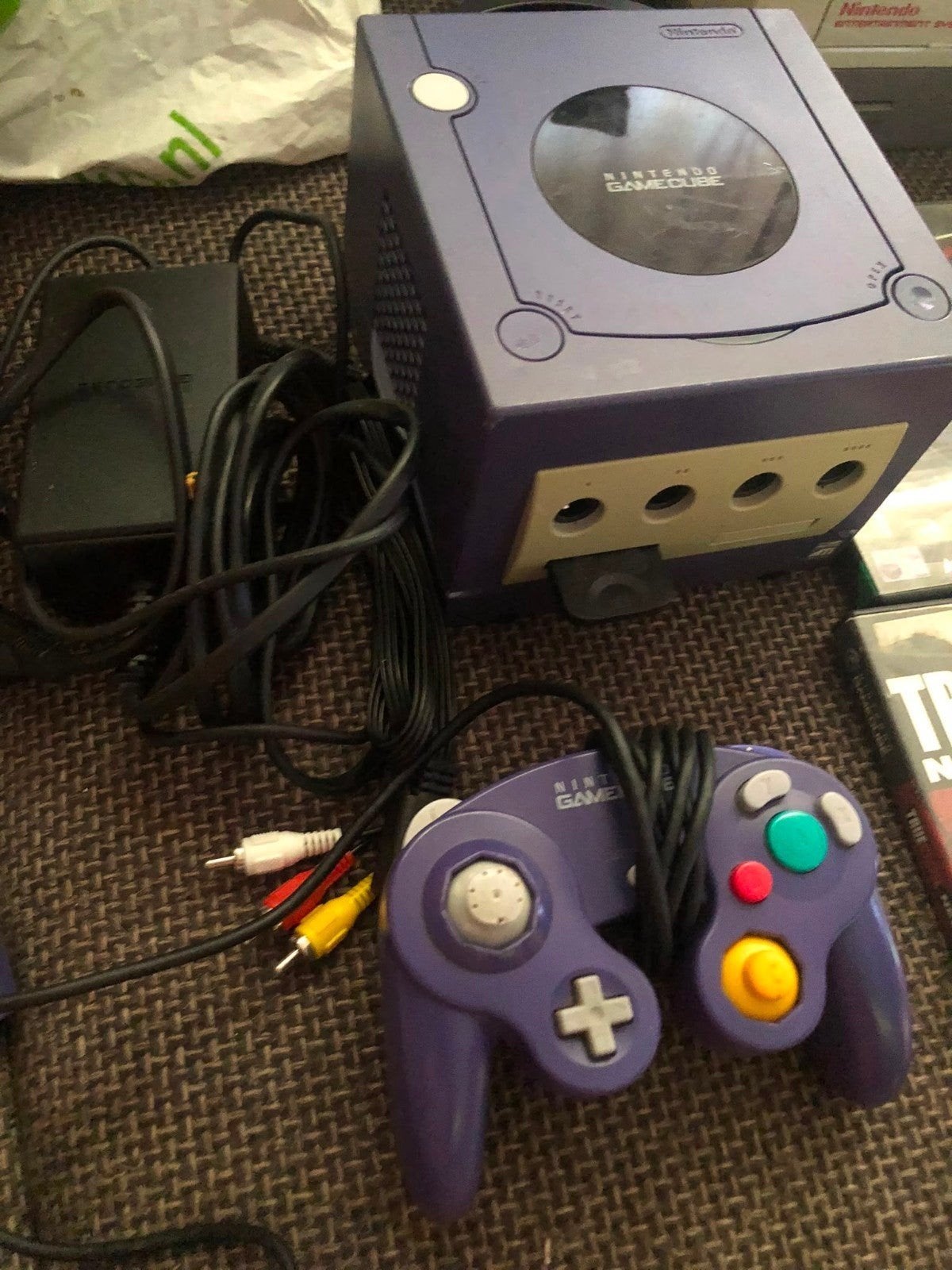 Origine Nintendo gamecube met 7 spellen, Spelcomputers en Games, Spelcomputers | Nintendo GameCube, Ophalen of Verzenden, Gebruikt