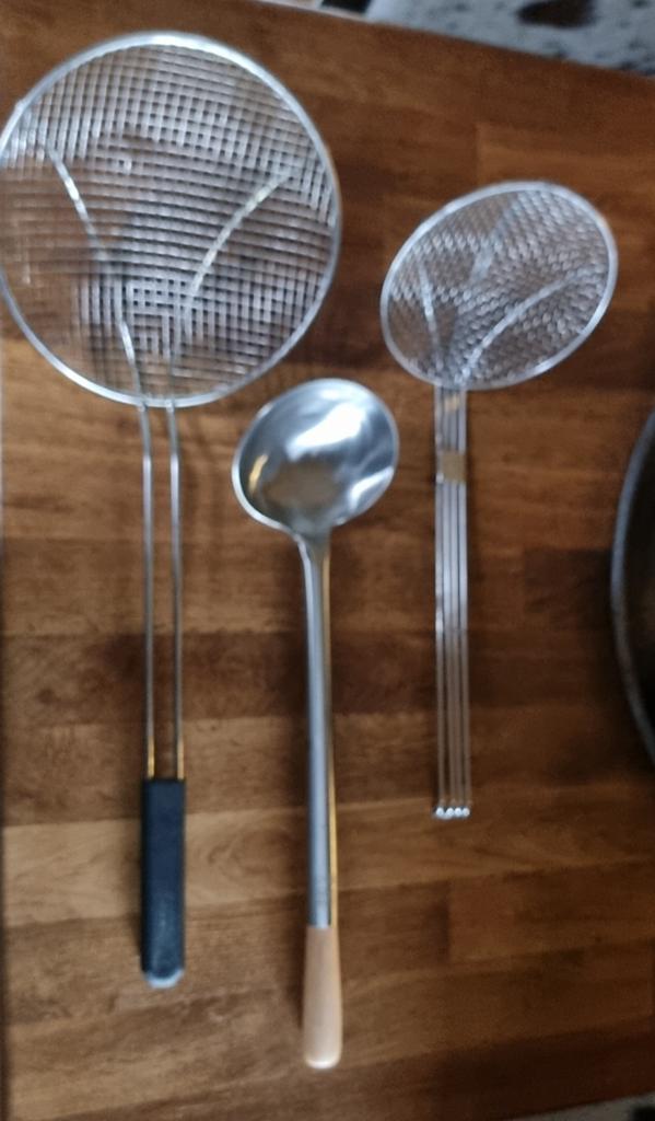Schepmanden (gebruikt) en nieuwe lepel, Ophalen of Verzenden