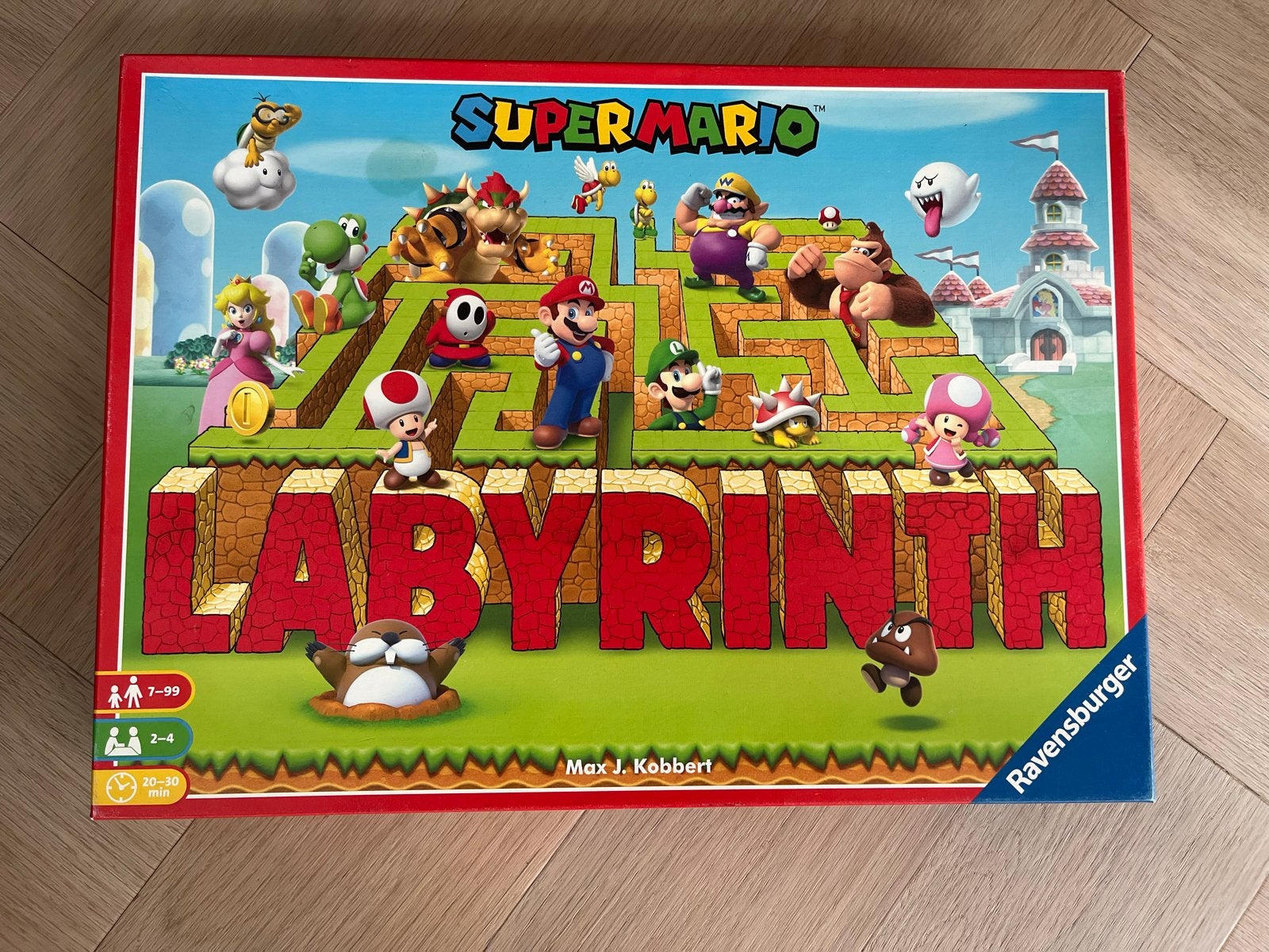 Super Mario Labyrinth Bordspel - Ravensburger, Drie of vier spelers, Ophalen, Zo goed als nieuw