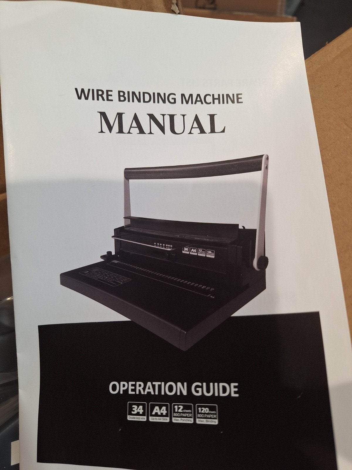Wire Binding Machine - Inbindmachine A4, Ophalen of Verzenden