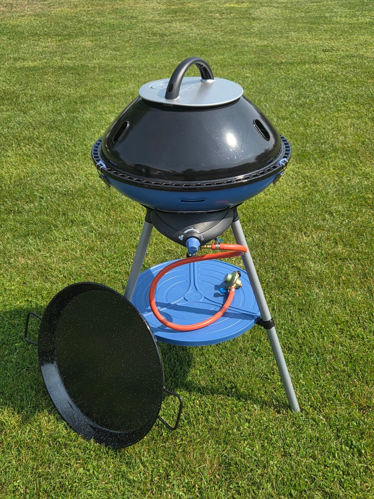 Campingaz Party Grill 400 met emaille pan, Ophalen, Gebruikt, Campingaz