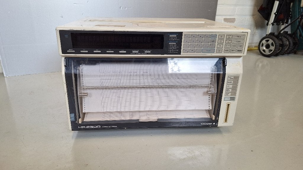 YOKOGAWA HR2300 Hybrid recorder incl. terminals en tc draad, Doe-het-zelf en Verbouw, Ophalen, Gebruikt, Overige meters